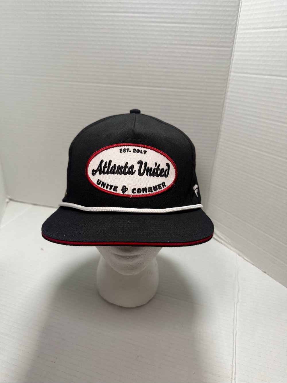 Fanatics Adults' MLS Atlanta United Iron Rope Rope Hat, One Size - Black